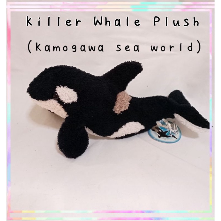 ตุ๊กตาปลาวาฬ ขนาด12นิ้ว วาฬออก้า🌊 Orca whale plush