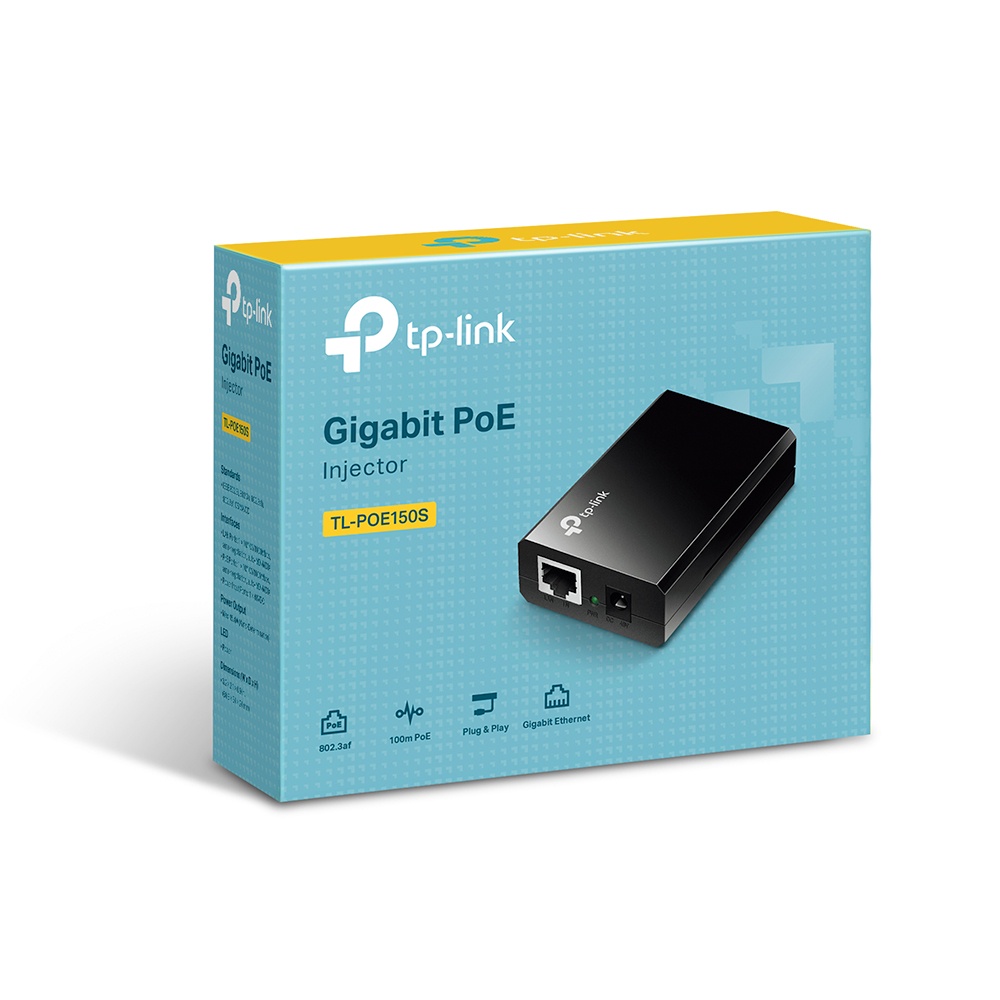 TL-POE150S TP-Link Power Over Ethernet Adapter PoE Injector (สินค้ารับประกันตลอดอายุการใช้งาน)