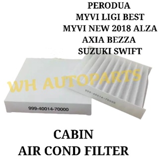 ไส้กรองอากาศห้องโดยสาร PERODUA MYVI L.BEST &amp; MYVI NEW 2018 / ALZA / AXIA / BEZZA / SUZUKI SWIFT