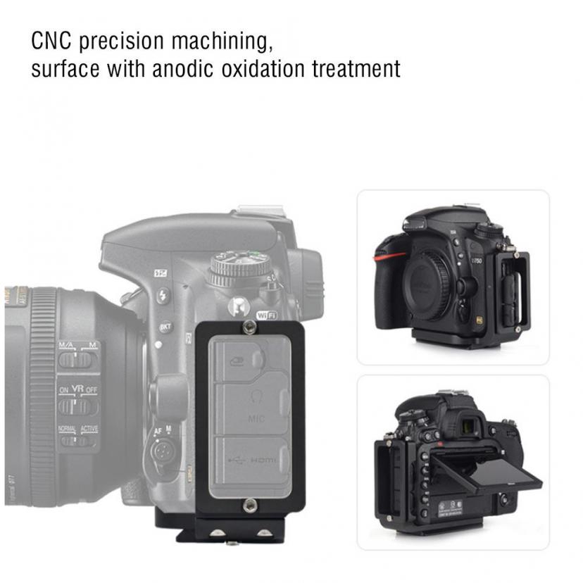 Phoenixshop Quick Release QR L Plate ขาตั้งกล้องสําหรับ Nikon D750 กล้อง Arca Standard Platform
