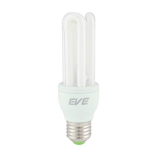 [พร้อมส่ง] HomeDoDee หลอดประหยัด EVE MINI 3U 14 วัตต์ DAYLIGHT หลอดตะเกียบ หลอดไฟทอร์นาโด