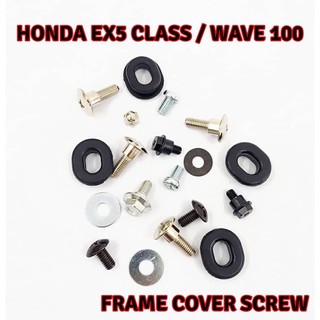 ชุดฝาครอบสกรูยาง สําหรับ HONDA WAVE100 WAVE 100 W100 EX5