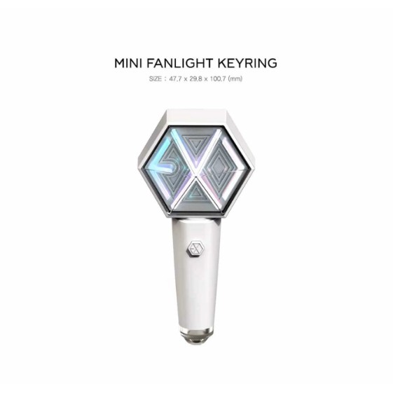 พร้อมส่ง EXO Mini Fanlight Keyring (มินิบง แท่งไฟ EXO)