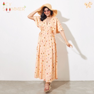 Papillon Woman Summer Kaftan Dress - Icy Summer เดรส Oversize