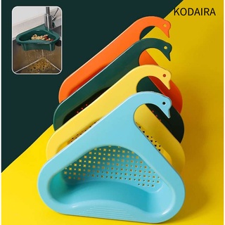 KODAIRA🔥🔥 ซื้อ1แถม1 ตะกร้าระบายน้ำ รูปร่างหงส์ สำหรับอ่างล้างจาน ที่สวยหรู มัลติฟังก์