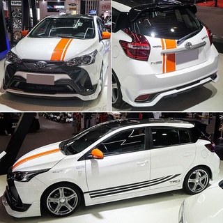 Toyota YARiS L เพื่อทำให้ตาพร่า สติ๊กเกอร์ติดรถ Lahua Vios FS ตัวแต่ง สติ๊กเกอร์แต่งรถ สติ๊กเกอร์สีฟิล์ม