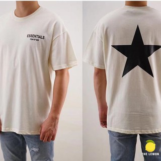 ผ้าฝ้ายแท้【The Lemon】เสื้อยืด FOG Essentials ฝีมือดี ผ้าที่ใส่สบายและระบายอากาศได้ดีS-3XL
