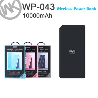 WK Power Bank 10,000mah ร่่น WP-043 สินค้าของแท้ 100 %