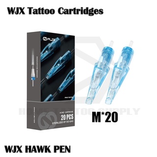 WJX HAWK PEN อุปกรณ์ใส่เครื่องฮอคเพนสำหรับลงสีหน้าตรง M1 บรรจุ 20 ชิ้น ใช้ได้กับเครื่องเพนทุกรุ่น