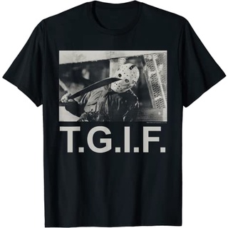 เสื้อยืดผ้าฝ้ายพรีเมี่ยม เสื้อยืด ลาย Friday The 13th Jason TGIF สําหรับผู้ใหญ่