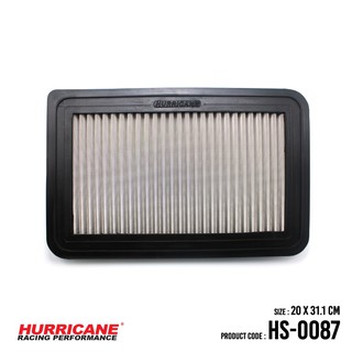 HURRICANE กรองอากาศสแตนเลสสตีล เฮอร์ริเคน รุ่น HS-0087 Mazda 2  Mazda 3