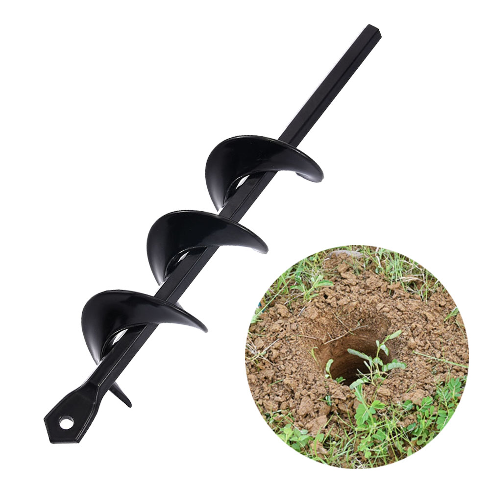 915 Planting Auger Spiral Hole Drill Bit Garden Yard Earth Bulb Planter