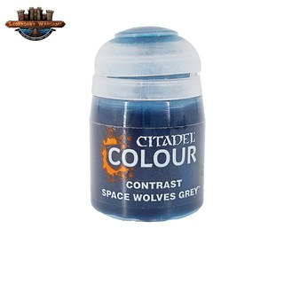 [BSAพร้อมส่ง] Citadel : CONTRAST: SPACE WOLVES GREY (18ML) สีอะคริลิคสำหรับทาโมเดล