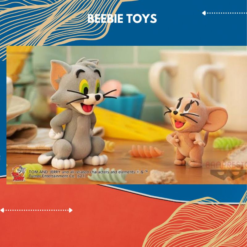 Banpresto Tom and Jerry Fluffy Puffy ~Tom&Jerry complete set ~