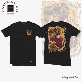 เสื้อ Tshirt Anime  Gaara of the Sand เสื้อยืดแขนสั้นเสื้อยืดการ์ตูนญี่ปุ่นอะนิเมะชายและหญิง