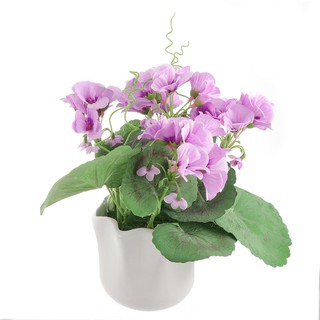 Artificial tree ARTIFICIAL BEGONIA IN CERAMIC POT HOME LIVING PURPLE Garden accessories Garden decoration accessories ต้