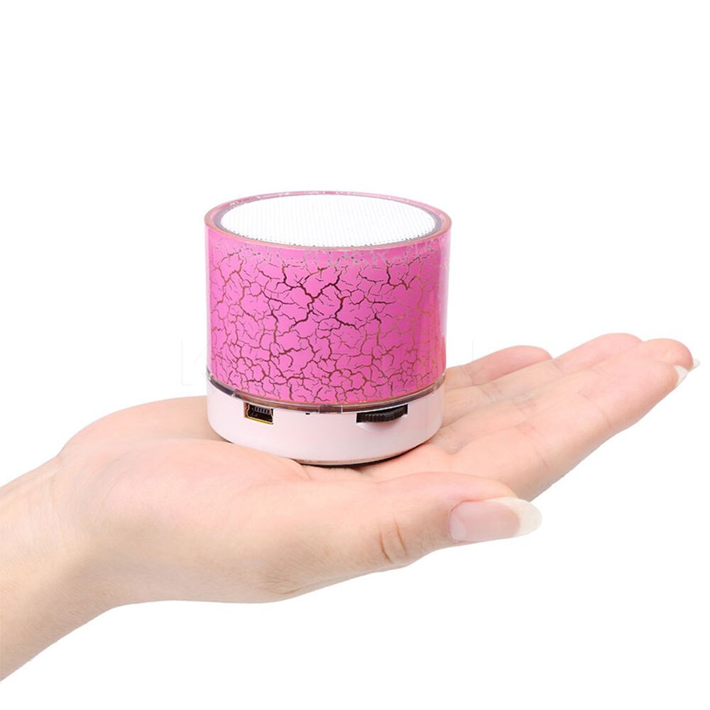 Mini speaker Bluetooth wireless speaker led portable MP3 music audio ...