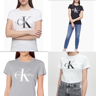 Calvin Klein CK t shirt women เสื้อยืด คาลวินไคลน์ ของแท้ 💯🇺🇸