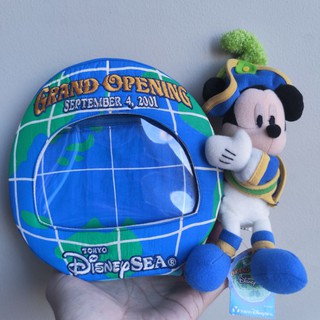 #ตุ๊กตา #กรอบรูป #มิกกี้เม้าส์ งาน #Tokyo #Disney #Sea #ป้ายห้อย #ลิขสิทธิ์แท้ มีที่ตั้งด้านหลัง งานสวยมากๆ หายากที่สุด