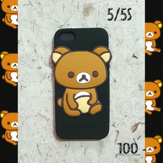 พร้อมส่งเคสซิลิโคนหมีคุมะสำหรับไอโฟน5/5S ราคา 100 บาทส่งฟรี
