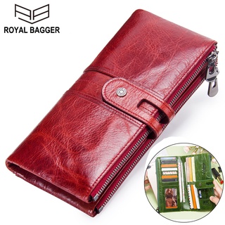 Long Wallets Cowhide Leather Ladies Phone bag