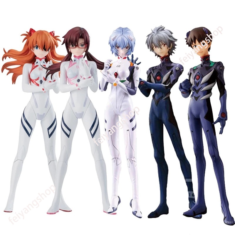 ฟิกเกอร์ EVA Neon Genesis Evangelion Ayanami Rei Asuka Langley Soryu Ikari Shinji ของเล่นสําหรับเด็ก