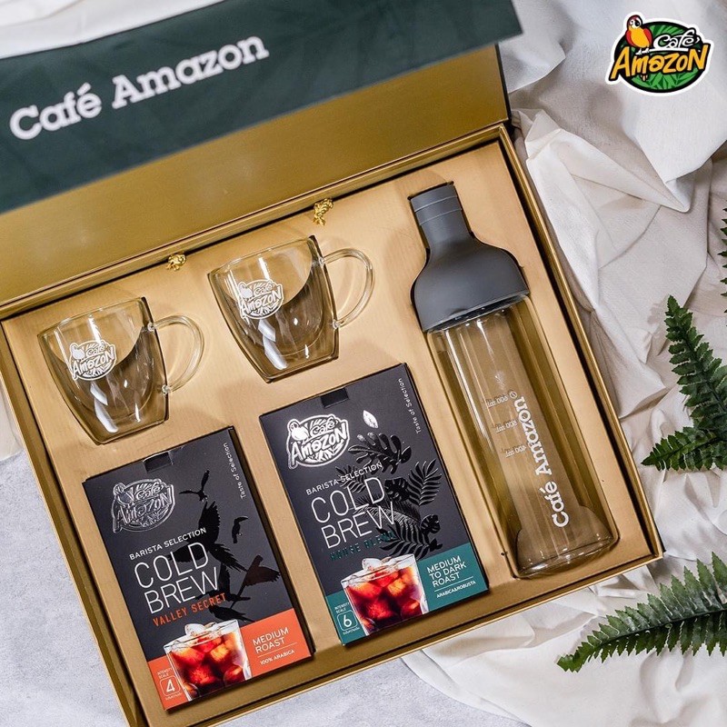 amazon cold brew set เซ็ตทำกาแฟสกัดเย็นคาเฟ่ อเมซอน Shopee Thailand