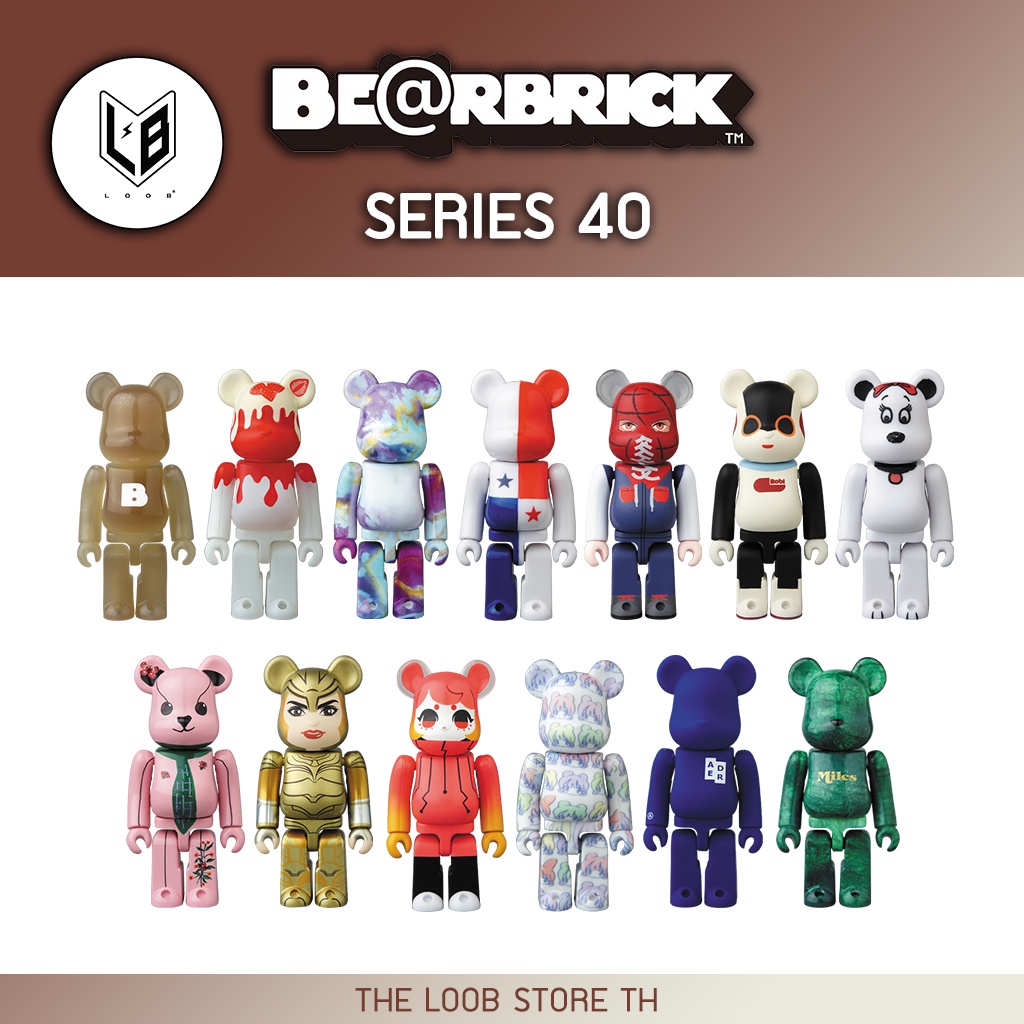 (ของแท้) LOOBSTORETH Bearbrick series 40 100% by Medicom Toy - แบร์บริค พร้อมส่ง Be@rbrick