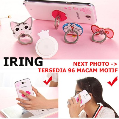 IRING I-RING Stand Ring Stand Holder สําหรับ HP Ring พร้อมภาพลายน่ารัก