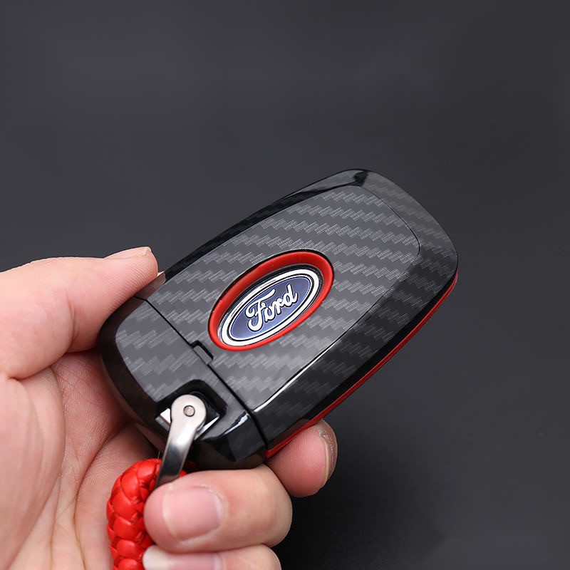 เคฟล่าเคสกุญแจรถFORD ทุกรุ่น พร้อม พวงกุญแจรถยนต์ RANGER  EVEREST FOCUS FIESTA Ecpsport ready stock