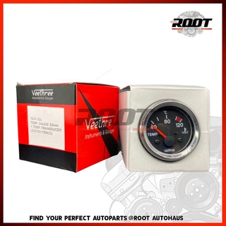 VEETHREE เกจ์ความร้อนไฟฟ้า 24V หน้าดำ V15 01 2c