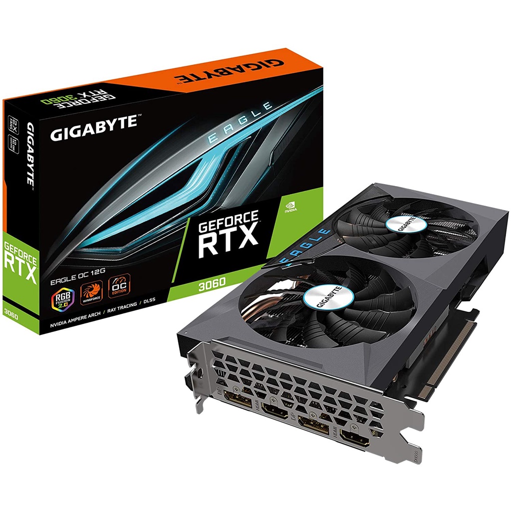 GIGABYTE GEFORCE RTX 3060 EAGLE OC 12G - 12GB GDDR6