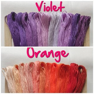ไหมปักผ้าจัดชุดโทนสี 1ชุด12สี สินค้ามีพร้อมส่ง