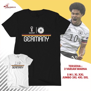 คอลูกเรือเสื้อยืด พิมพ์ลาย Distro World Cup World Cup Qatar 2022 GERMANY Service GERMANY ไซซ์ 30 สําหรับผู้ชาย และผู้หญิ