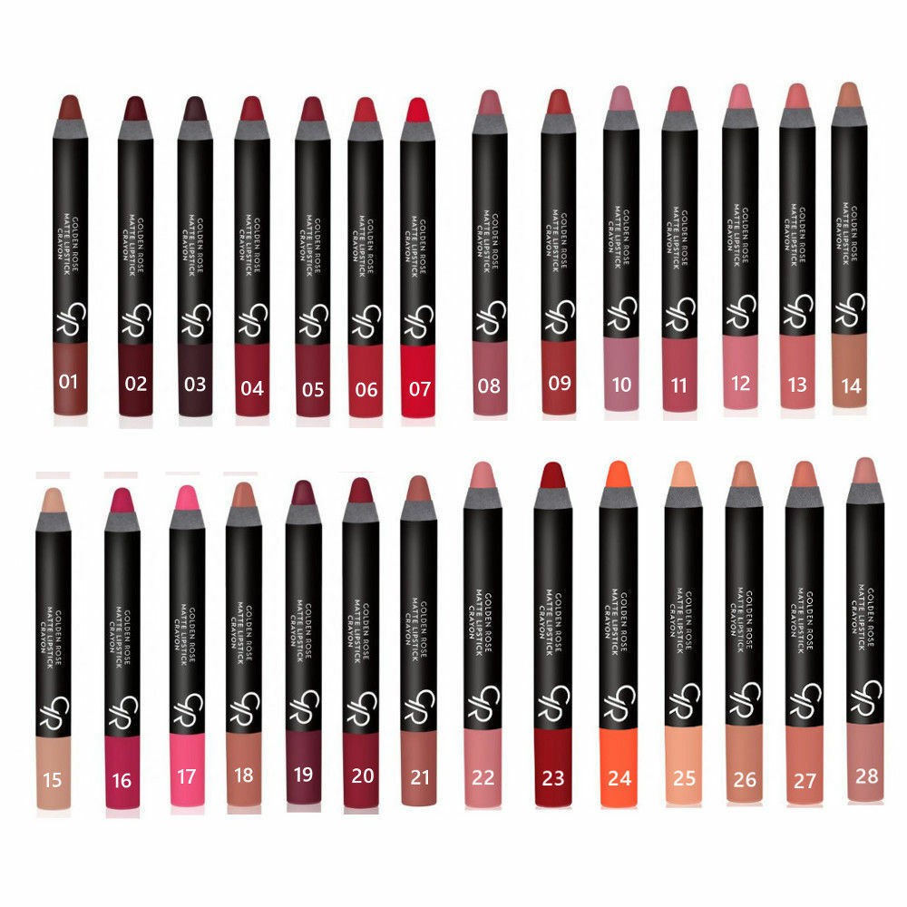 Golden Rose Matte Lipstick Crayon ล ปสต กเน อแมตต ชน ดแท ง เบอร 13 28 Shopee Thailand