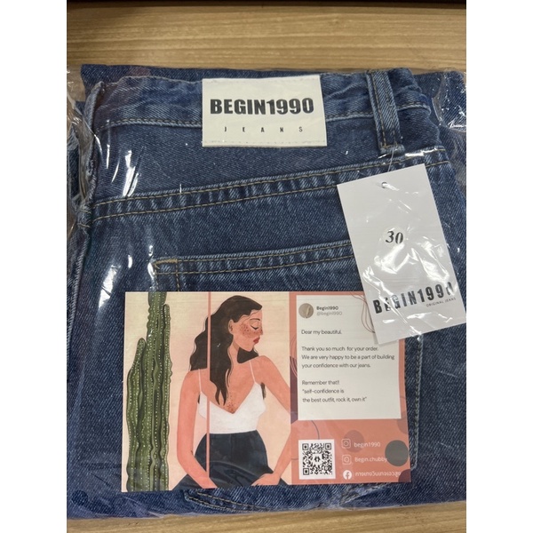 กางเกง Mommy Deepblue ยี่ห้อBegin1990 (มือ1สภาพดี)