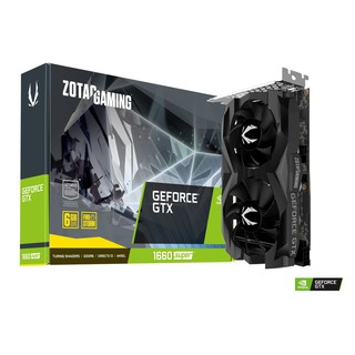 VGA (การ์ดแสดงผล) ZOTAC GAMING GEFORCE GTX 1660 SUPER TWIN FAN - 6GB GDDR6 (ZT-T16620F-10L)