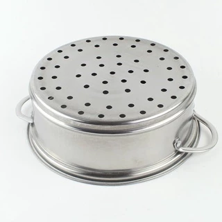 ซึ้งนึ่งอาหารสแตนเลส (20 ซม) 1ชิ้น ซึ้งนึ่ง ทรงสูง รุ่น Steaming-tray-20-cm-00d-TC