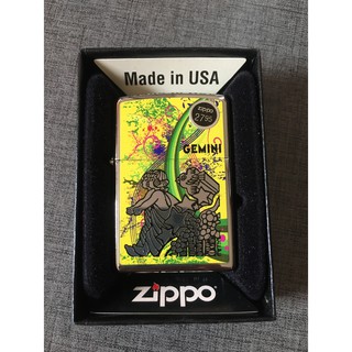 ไฟแช็คซิปโป้ Zippo Lighter 24933 Zodiac Gemini Limited Edition