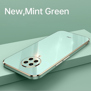 ใหม่ เคสโทรศัพท์มือถือ ซิลิโคนนิ่ม 6D สีเขียวมรกต แฟชั่น สําหรับ Xiaomi Redmi K30 K20 Poco F2 Pro
