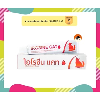 Irosine Cat ขนาด 30 กรัม วิตามินบำรุงเลือดสำหรับแมวแบบเจล ไอโรซีนแคท