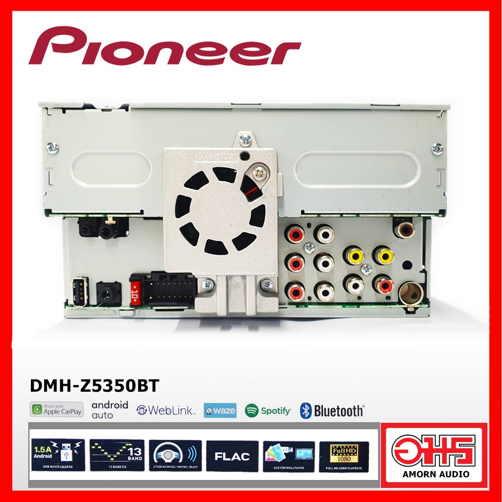 PIONEER DMH-Z5350BT วิทยุติดรถยนต์ 2 DIN Android Auto Apple Car Play ...