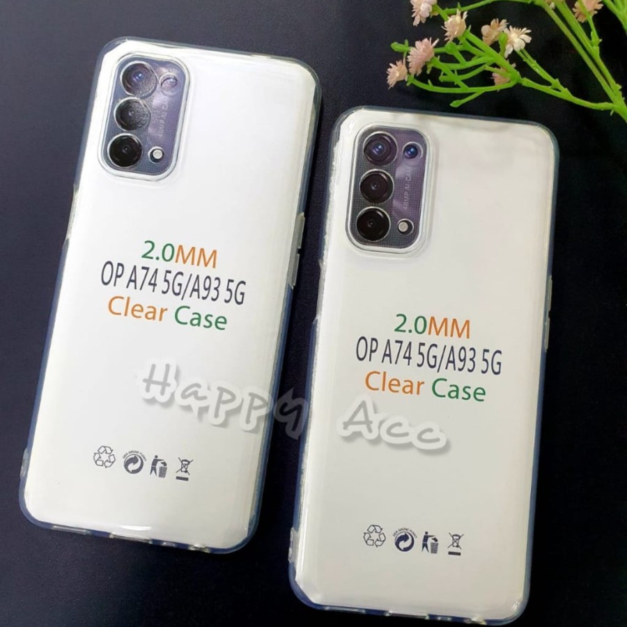 เคสใส OPPO A74 OPPO A95 4G/5G TRANSPARENT SOFTCASE 2.0MM