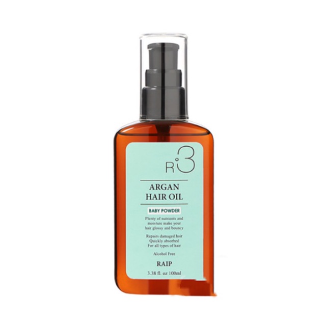 (แท้💯)✅ (#Baby Powder) #RAIP R3 Argan Hair Oil 100mL