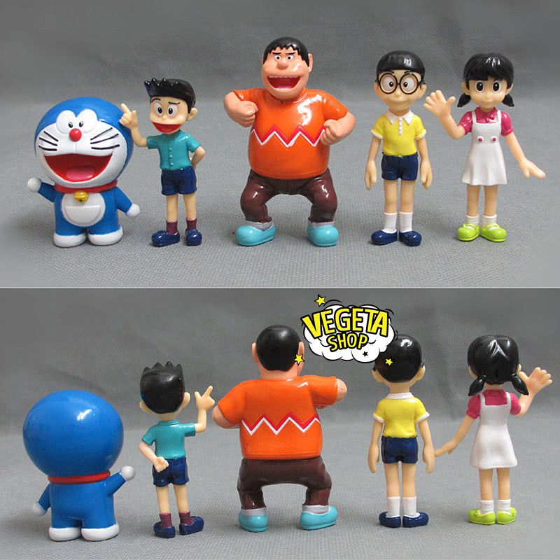 โมเดลโดเรมอน - ครบชุด 5 รุ่น โนบิตะ ใจอาน ซอชิซูกะ โดเรม่อน - โนบิตะไเจน เซโกะ ซูกะ โดเรมอน - สูง 5~7ซม