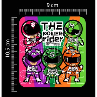 STICKER POWER RIDER สติ๊กเกอร์ เพาเวอร์ ไรเดอร์