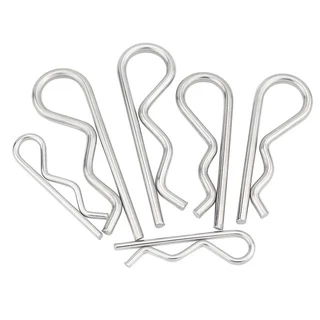 ปิ๊น ตัว R สแตนเลส 304 ปิ้น ตัวอาร์ M1 M2 M2.5 M3 M4 / Hairpin Cotter Snap R Pin SUS304