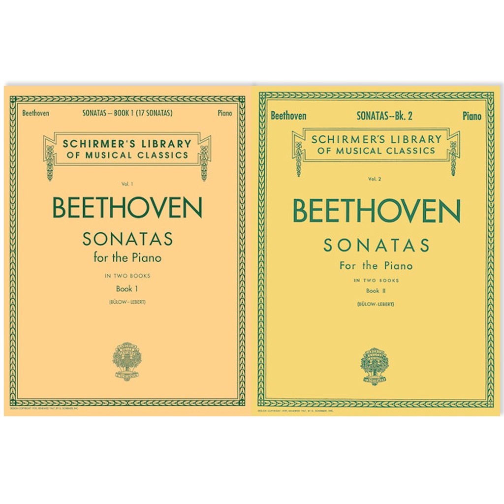Schirmers Library of Musical Classics Beethoven Sonatas For The Piano