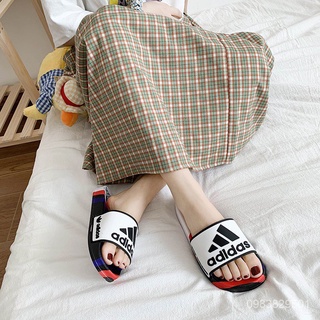 Adidas รองเท้าแตะชาย Kawa Slides พื้นนิ่ม แท้% จากช้อปสีดำ 1688-2 b4A1