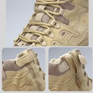 Army SWAT ขนาดบวก 39-46 ผู้ชายรองเท้าเดินป่ากลางแจ้งฤดูหนาว Hunter Military Tactical Boots
